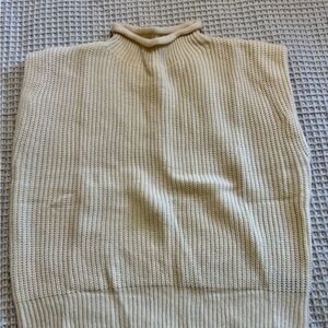 SHEIN Cream Turtleneck Sweater